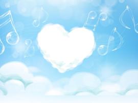 Heart Sky Art Backgrounds