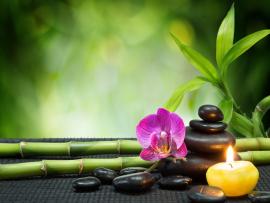 Heart Stones and Spa Massage Hd Art Backgrounds