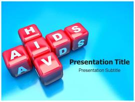 HIV Aids PowerPoint (PPT) Template PowerPoint Slides Template   Photo Backgrounds