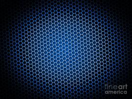 Honeycomb Blue Digital Art By Henrik Lehnerer Backgrounds