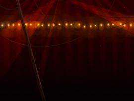Inside Circus Tent Slides Backgrounds