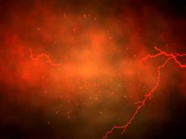 Lightning from Hell Scene Royalty Backgrounds