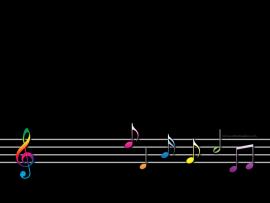 Music Notes Sheet Music With Notes Music Note Clip Art Template Backgrounds