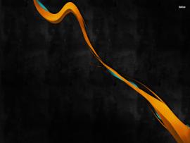Orange and Black Curved Graphic Backgrounds