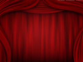 Pin Red Stage Curtains Backgrounds