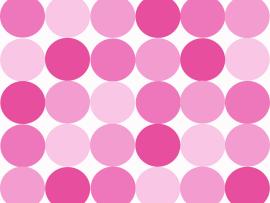 Pink and White Polka Dot Quality Backgrounds