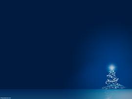 Powerpoint Christmas Blue Borders Picture Backgrounds
