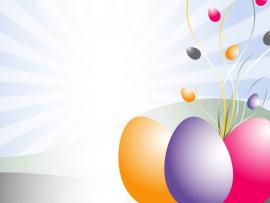 PPT Easter Eggs Clipart  3D Design  PPT Wallpaper Backgrounds