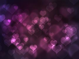 Purple Hearts Design Purple  Purple   Picture Backgrounds