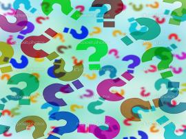 Question Mark Colorfull Frame Backgrounds