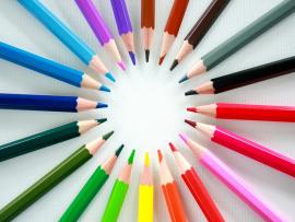 Rainbow Colorful Pencils Crayon Backgrounds