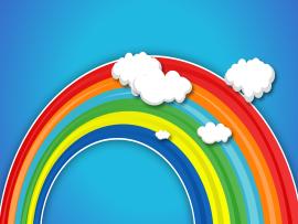 Rainbow Kids Slides Backgrounds