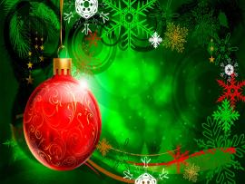 Red Green Christmas Template Backgrounds