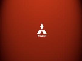 Red Mitsubishi Logo  Quality Backgrounds