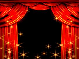 Red Stage Curtain Quality Backgrounds