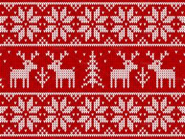 Red Ugly Christmas Sweater Photo Backgrounds