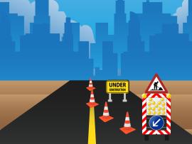 Road Constructions Backgrounds