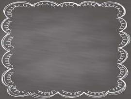 Simple Chalkboard With Border Quality Backgrounds