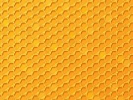 Simple Yellow Honeycomb Texture Template Backgrounds