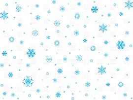 Snowflake Clipart Template Backgrounds