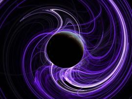 Space Way Purple Abstract Slides Backgrounds