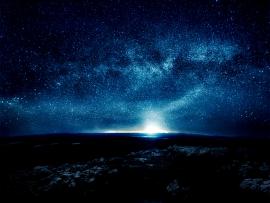 Starry Night Skys Cave Frame Backgrounds