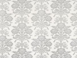 Tatton Silver Damask Backgrounds