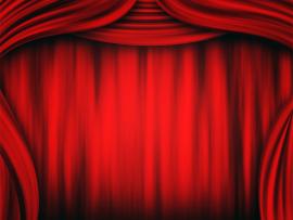 Theater Curtain  PPT Templates Quality Backgrounds