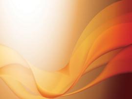 This Orange Waves PPT Template Is A Nice Abstract Design For Your   Frame Backgrounds