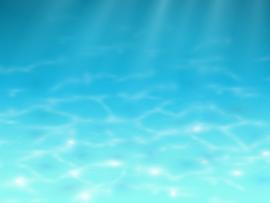 Under Water Blue PPT Template  Blue Colors   Picture Backgrounds