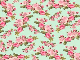 Vintage Roses Floral Design Backgrounds