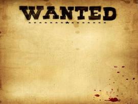 Wanted Poster Abstract Clipart Backgrounds
