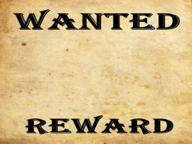 Wanted Poster Reward Image image Backgrounds