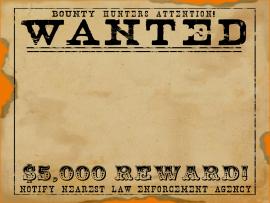 Wanted Sign Template Template Backgrounds