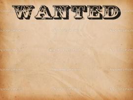 Wanted Text Poster Design Backgrounds
