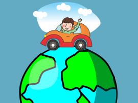 World Holiday with Car Backgrounds