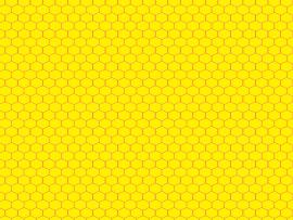 Yellow Honeycomb Pattern image Backgrounds