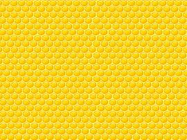 Yellow Honeycomb Quality Backgrounds