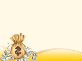 Yellow Money Slide Backgrounds