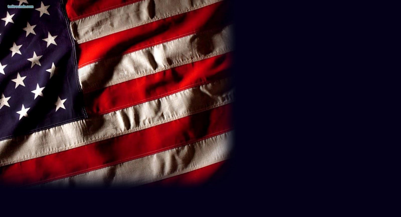 American Flag Design PPT Backgrounds
