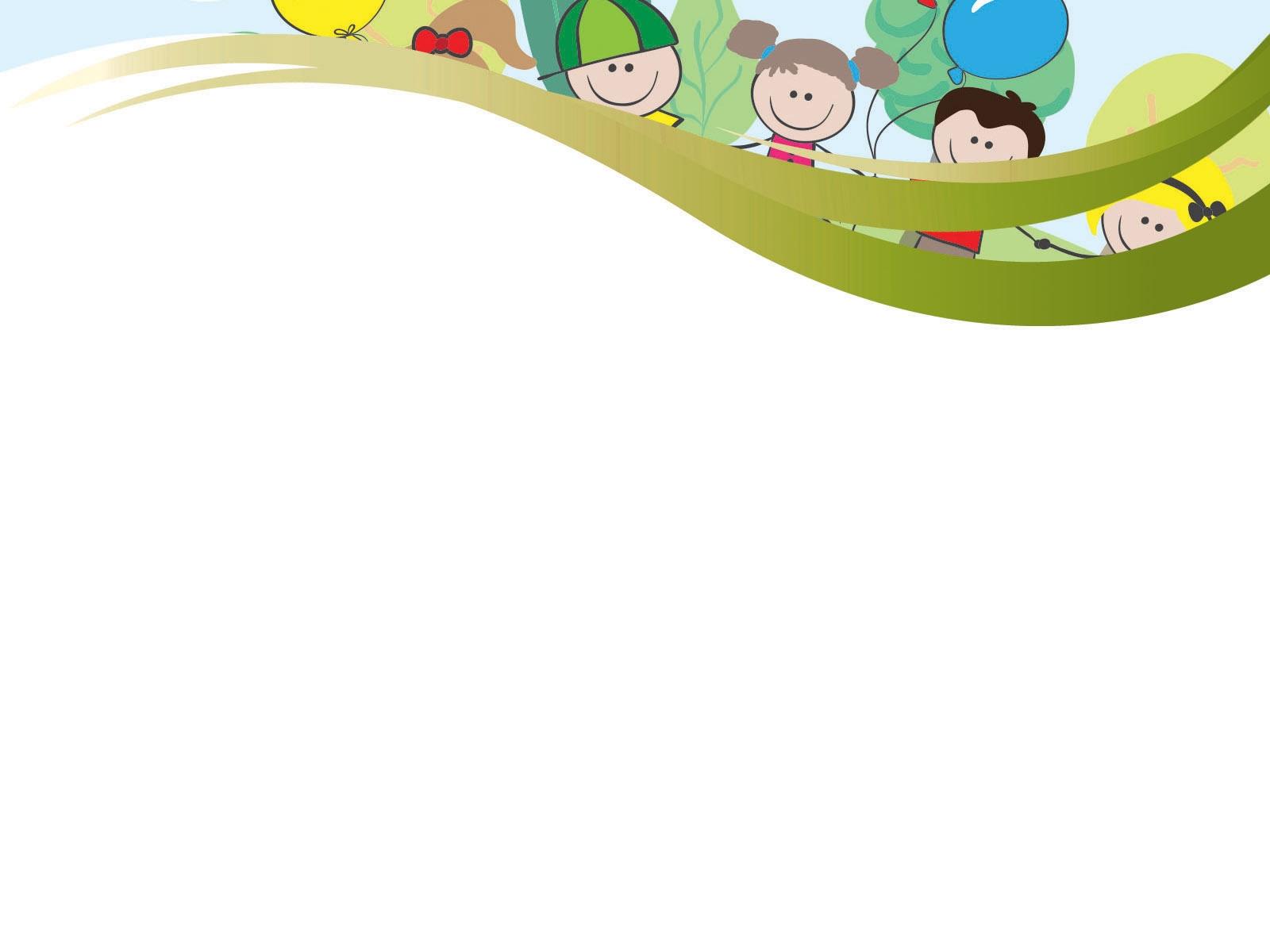 Children Template To Educate Your Children PPT Backgrounds