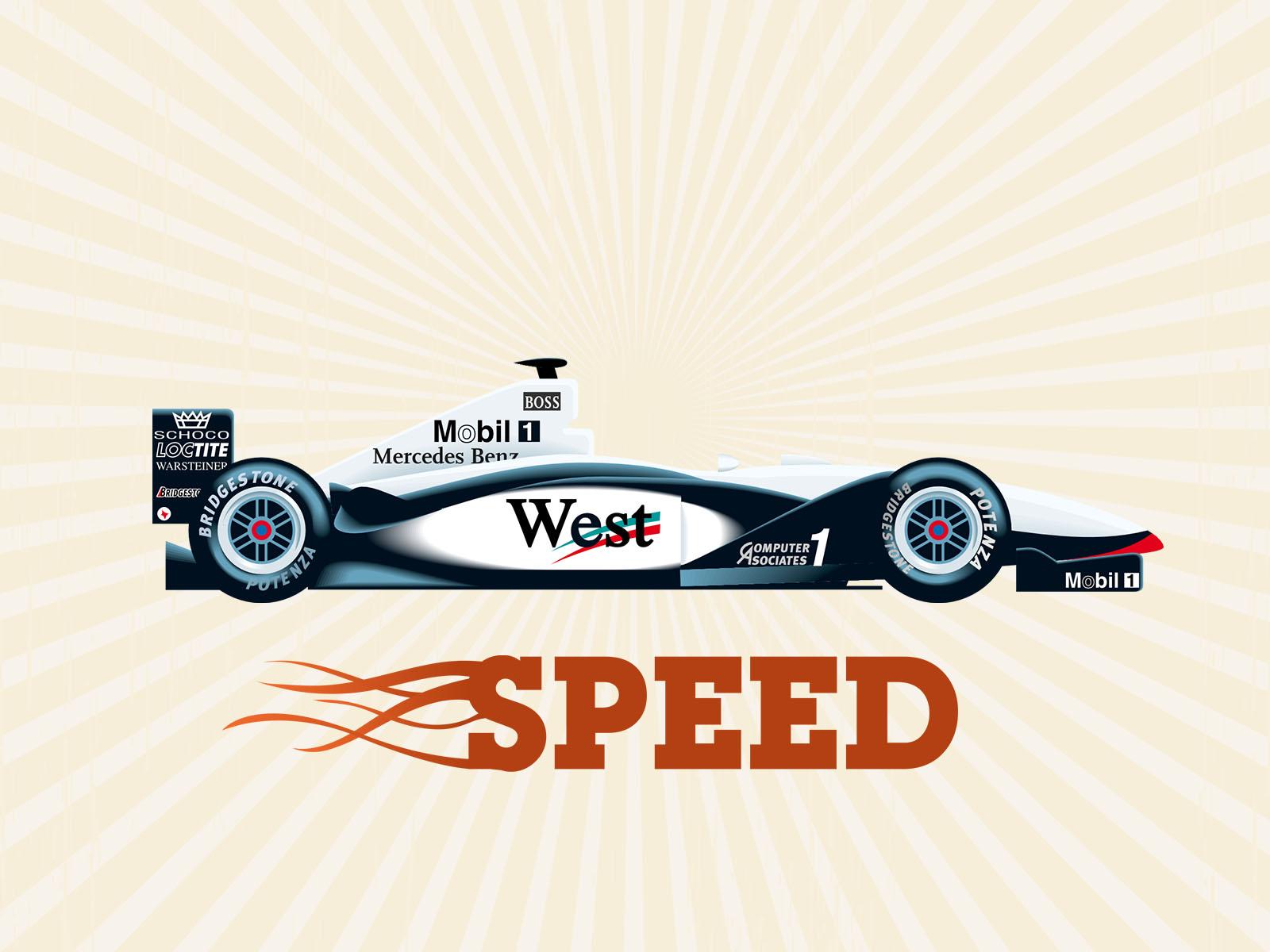 Formula 1 High Speed Car PPT Backgrounds
