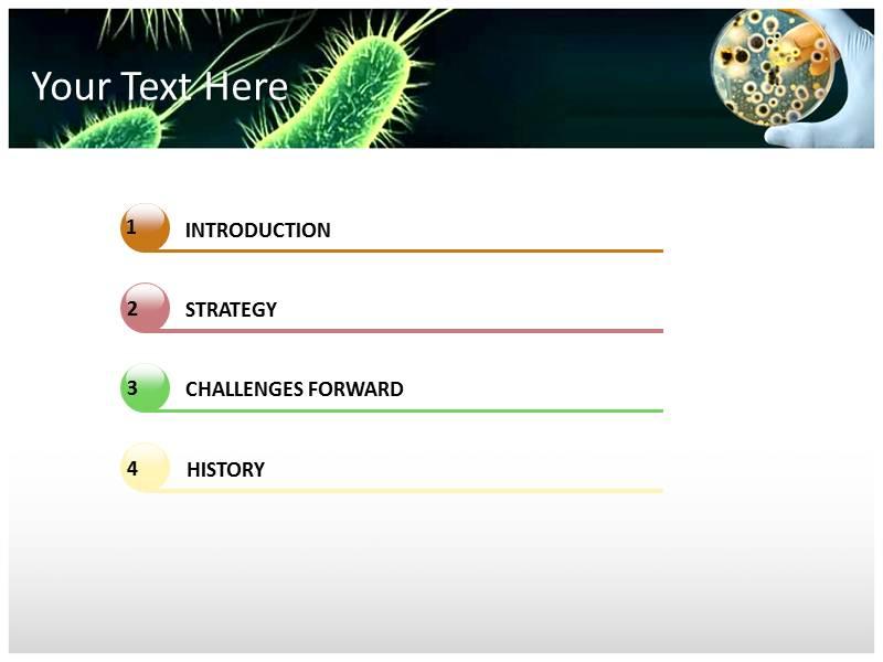 Free Bacteria Templates and Graphic PPT Backgrounds