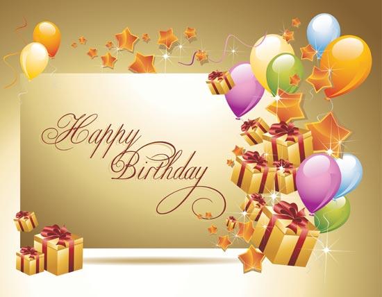 Free Happy Birthday Clip Art PPT Backgrounds