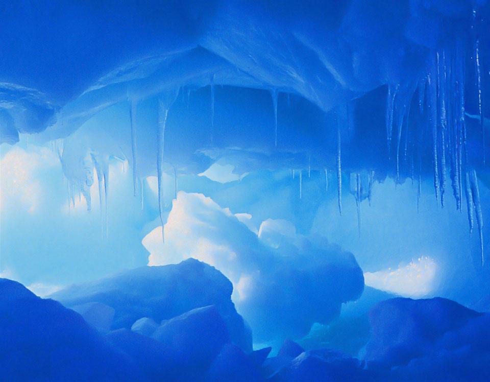 Ice Picture PPT Backgrounds