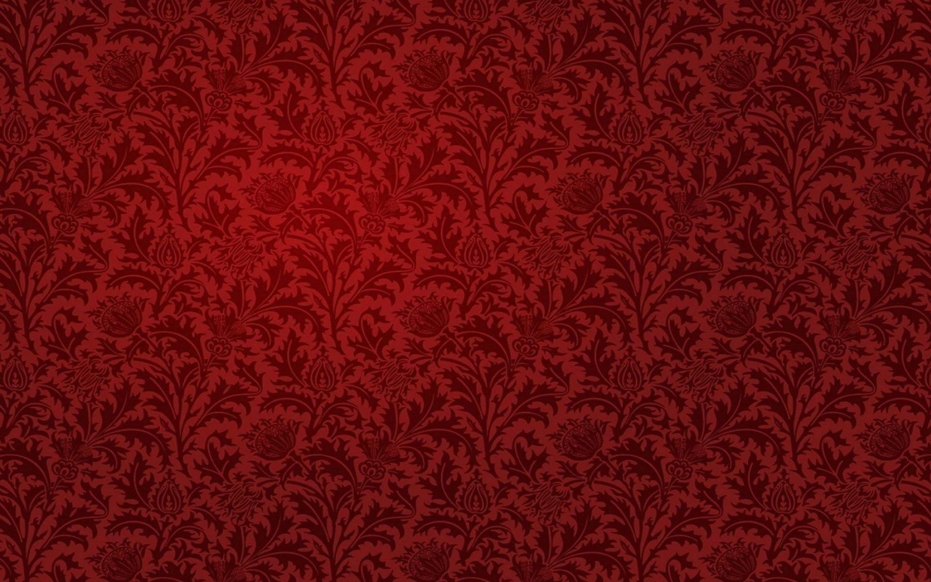 Red Damask Powerpoint PPT Backgrounds