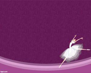 The Dancer Violet Template Is A Theme That   Quality PPT Backgrounds