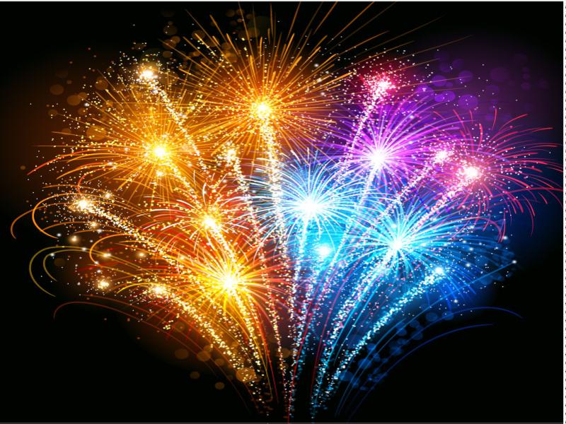 2014 Fireworks Geous Fireworks Slides Backgrounds