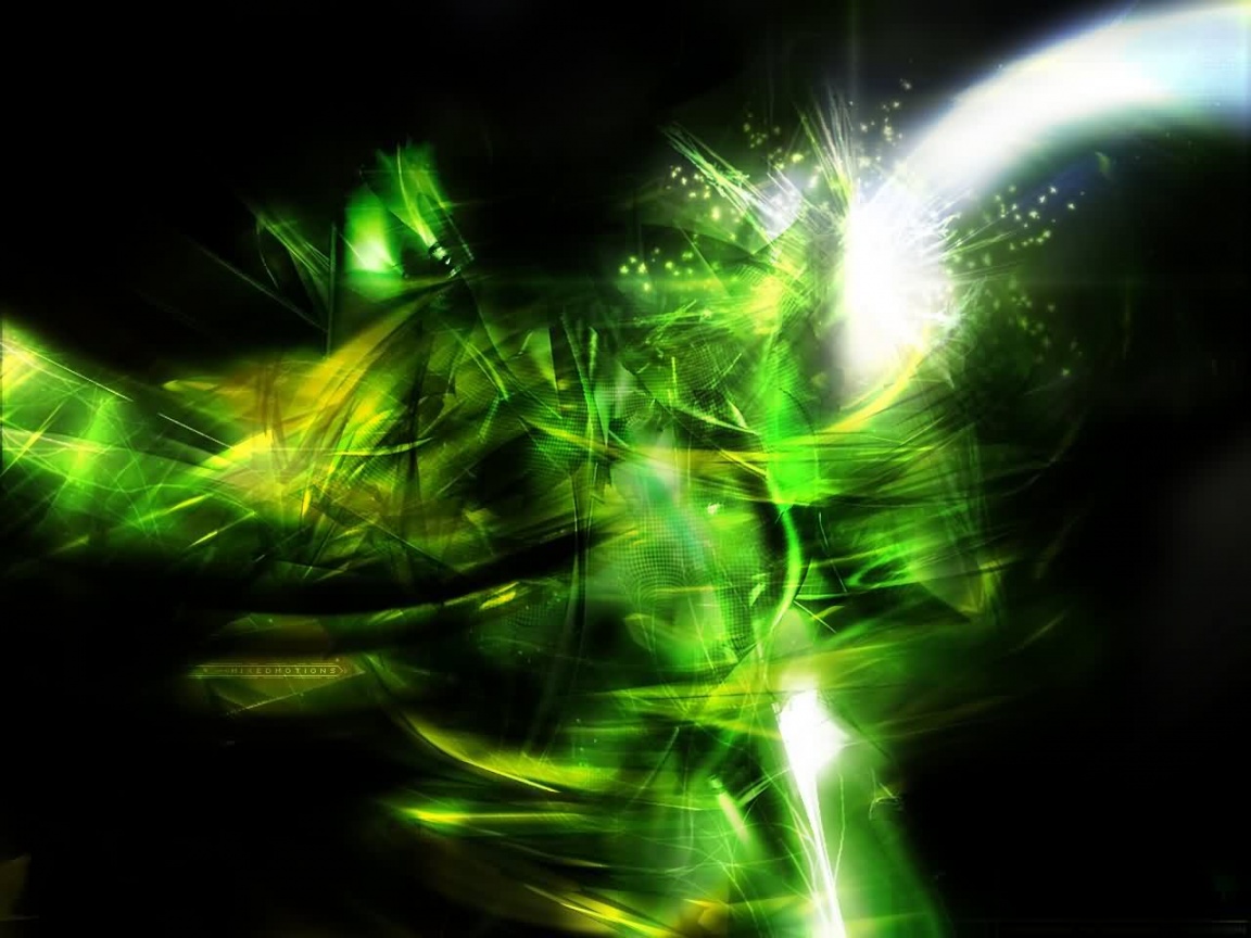 Abstract Green Images Backgrounds for Powerpoint Templates - PPT