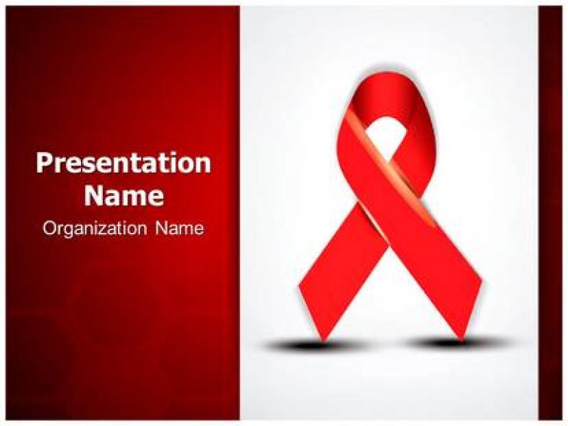 Aids PowerPoint Template  SubscriptionTemplates  Download Backgrounds